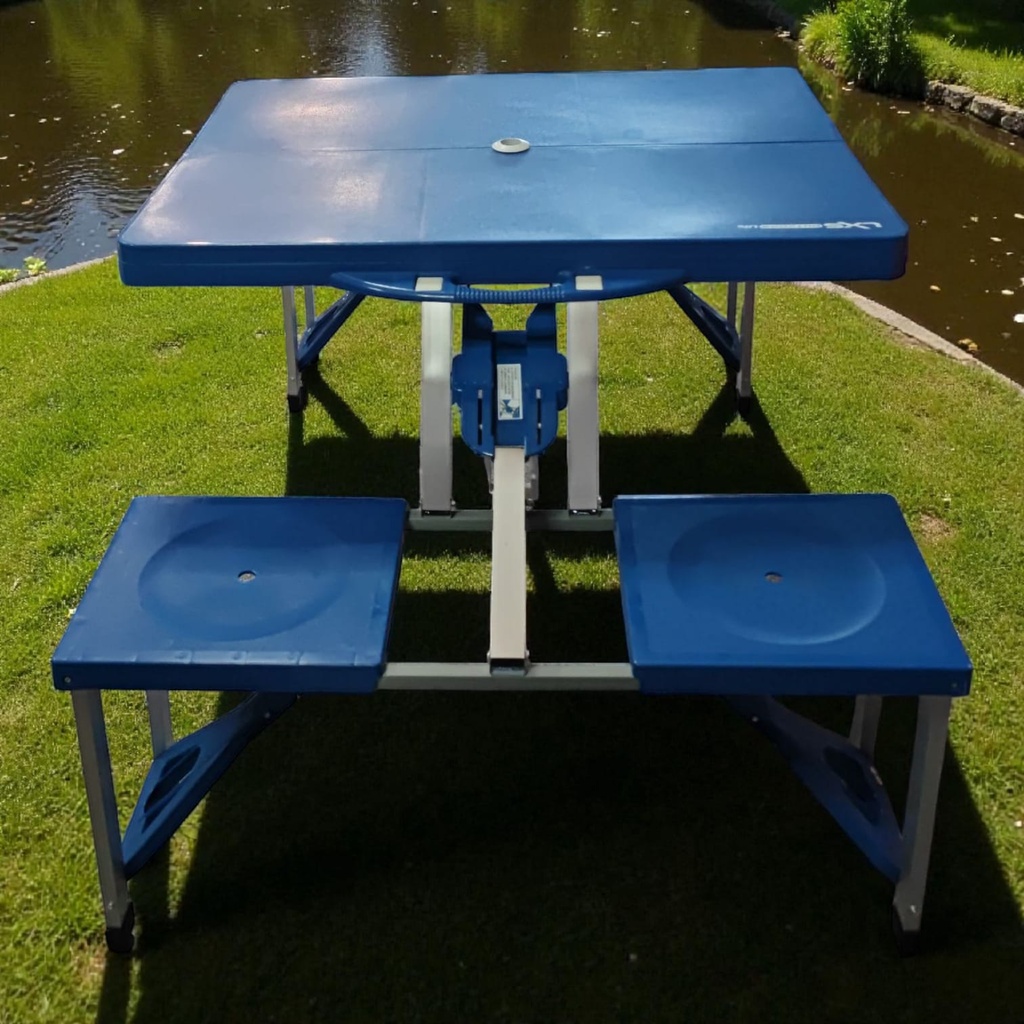 Lexus Mesa Plegable Aluminio Anod. 70x70