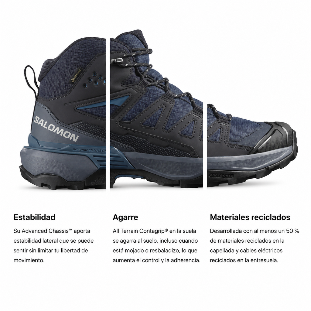 Salomon Bota X Ultra 360 GTX M Azul