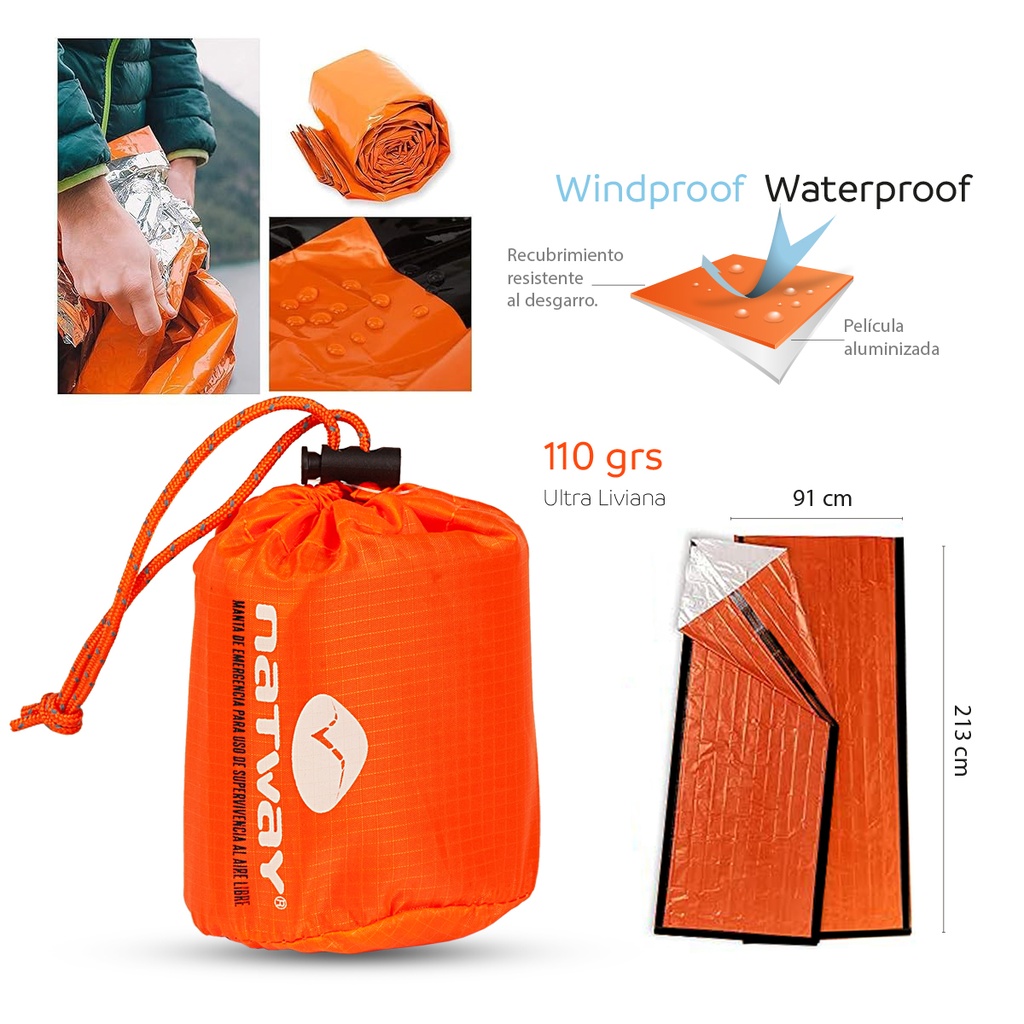 Natway Manta de Supervivencia