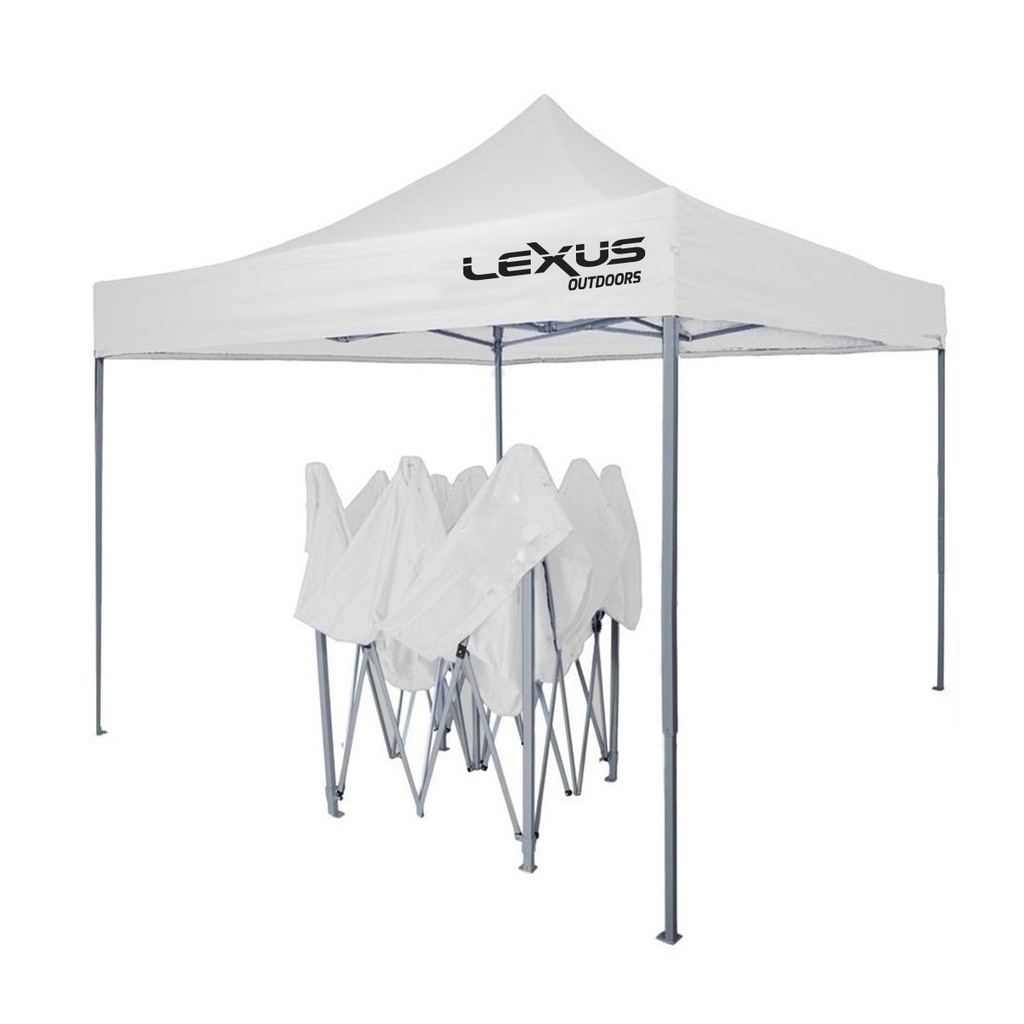 Lexus Gazebo c/Paredes 3 x 3 Mts Acero