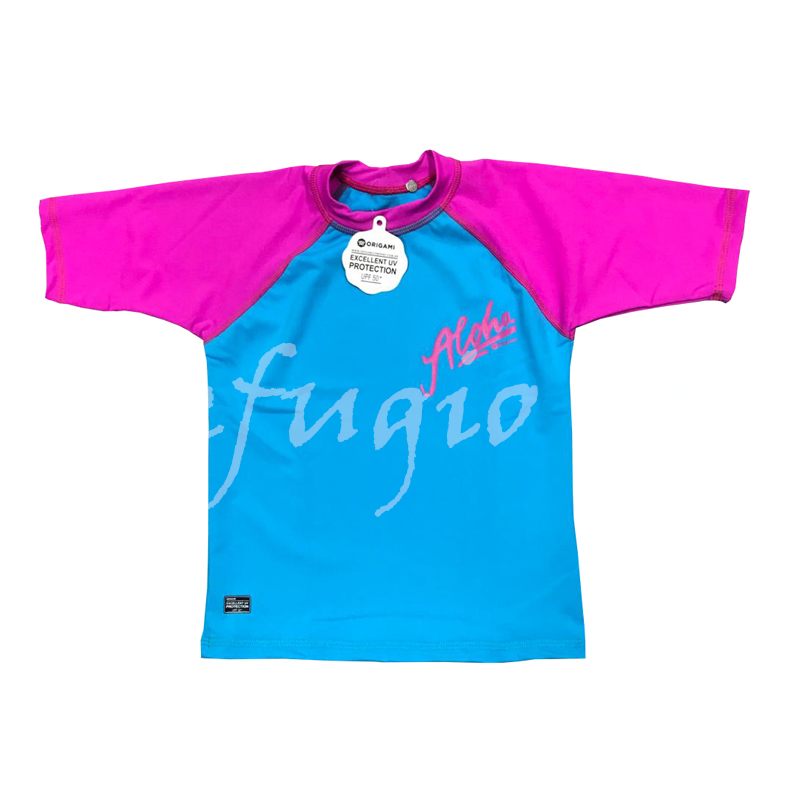 Origami Camiseta Niños M/Corta Aloha