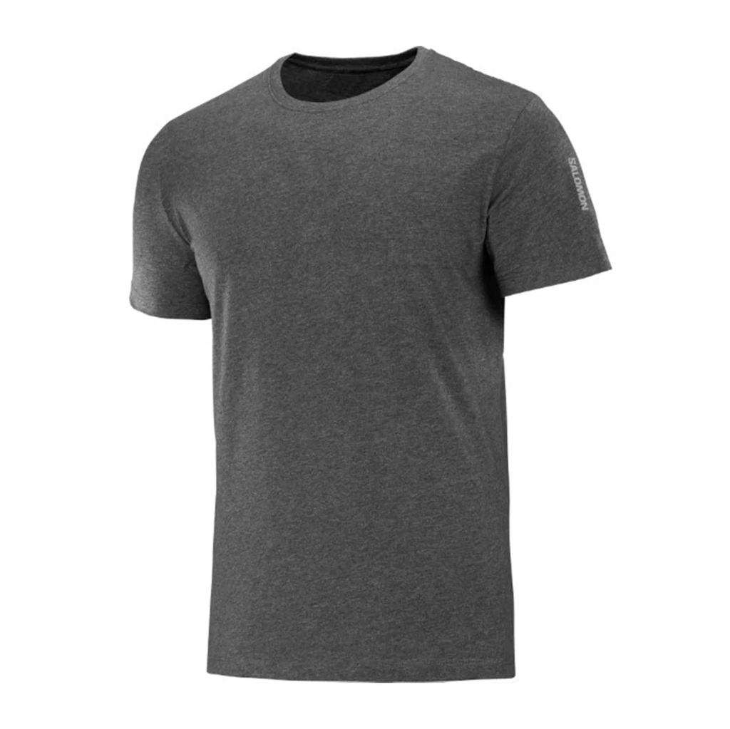 Salomon Remera Cotton Negra SS M