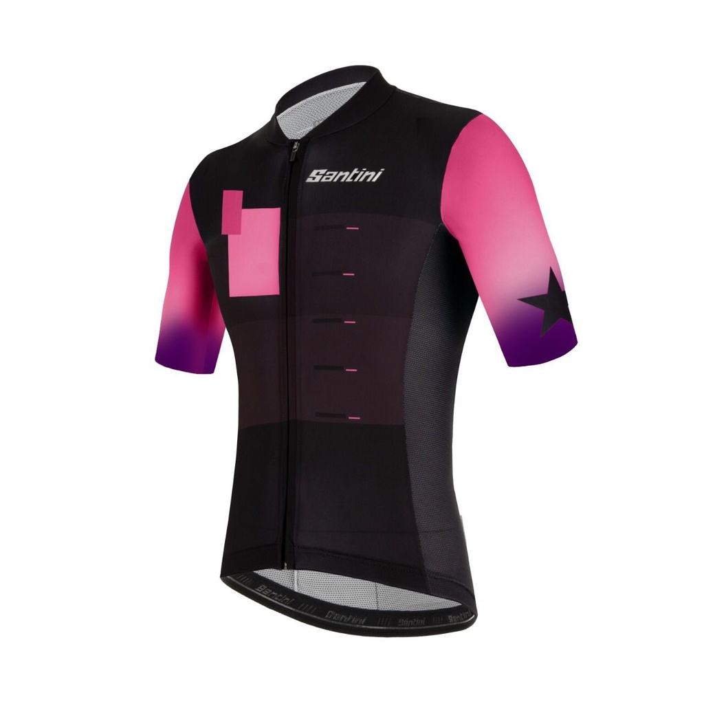 Santini Jersey Ciclismo Pink Star Unisex