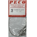 Leader De Acero Peco 40 Cm X3