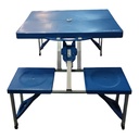 Lexus Set Mesa con Bancos Plegable 85x64x67cm